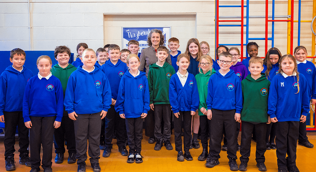 Sarah Champion MP Visits Thrybergh Primary School